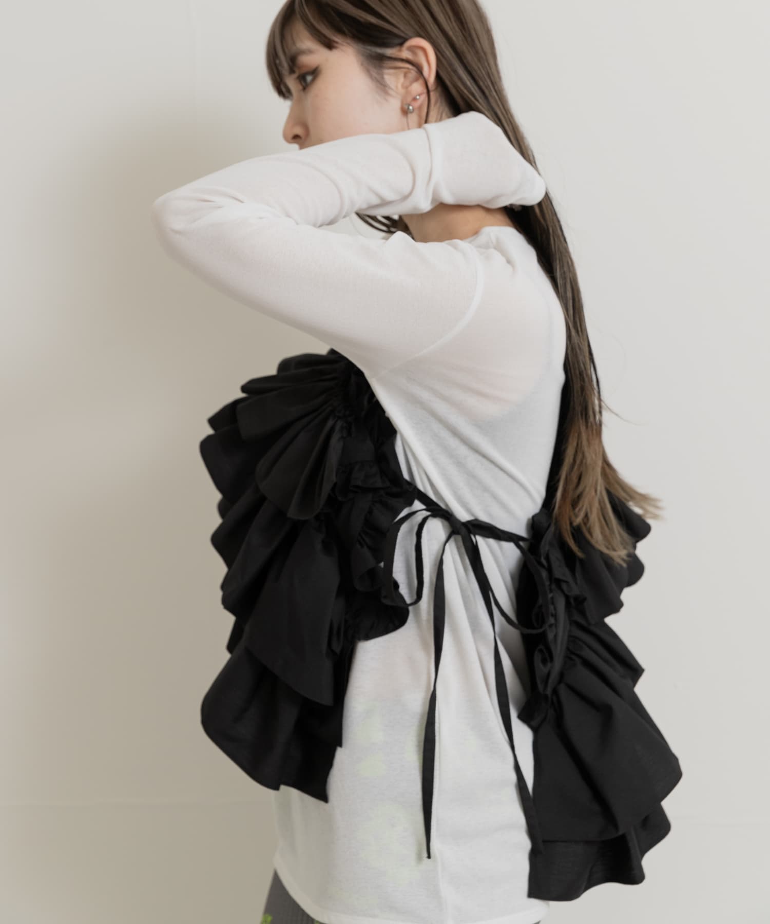 old honey　72℃ shoulder accessories black one