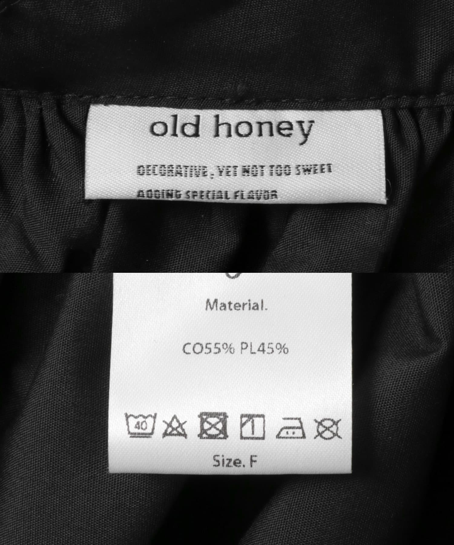 old honey　72℃ shoulder accessories black one