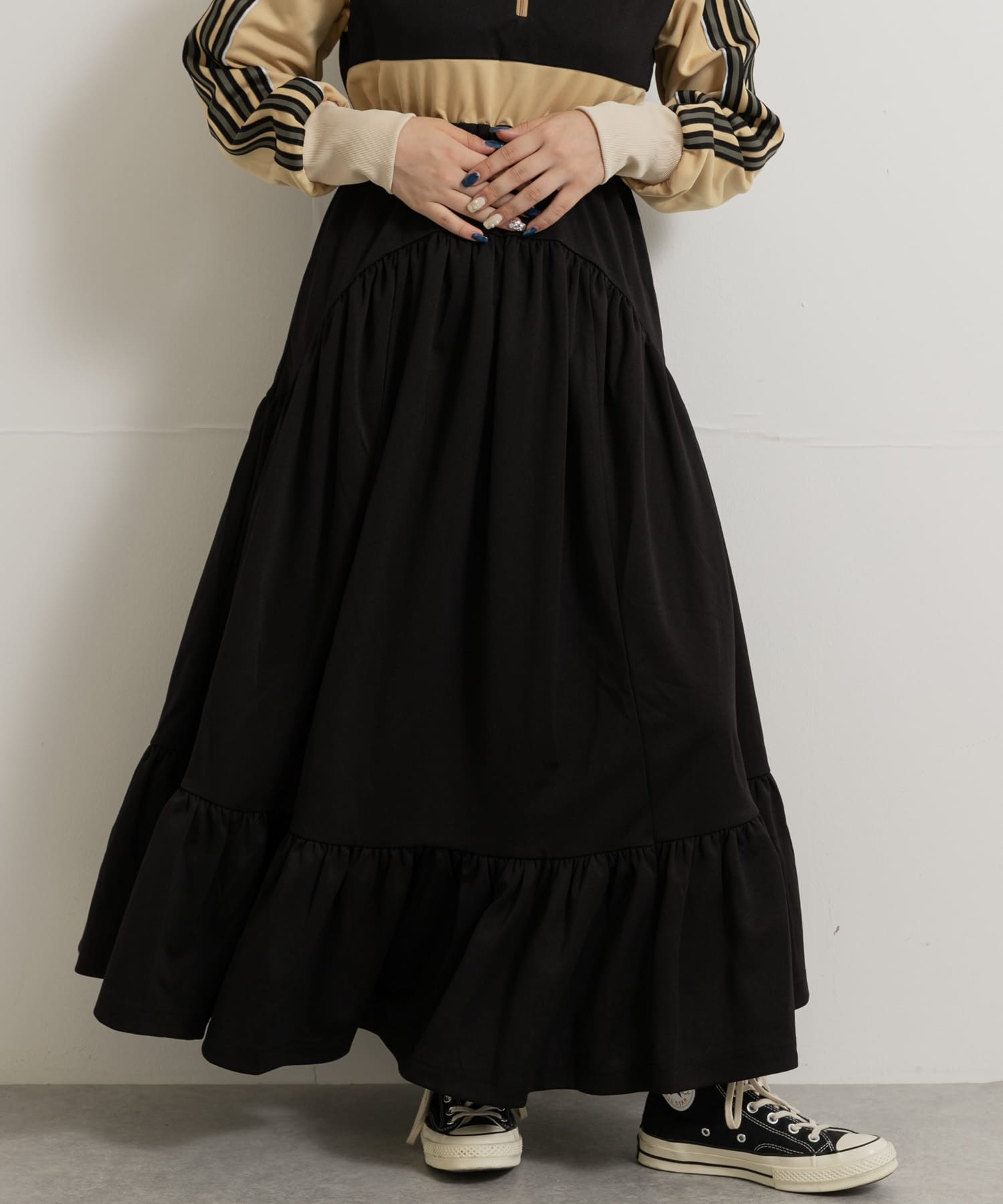 身長：156cm サイズ：one