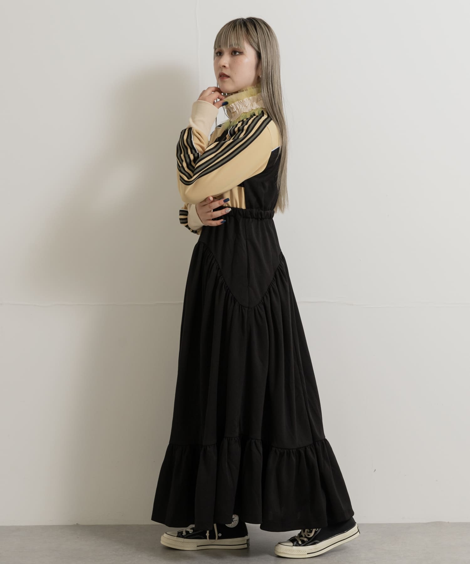 身長：156cm サイズ：one