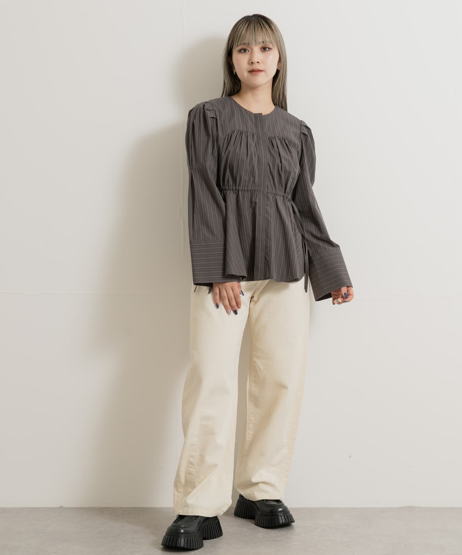 身長：156cm サイズ：one