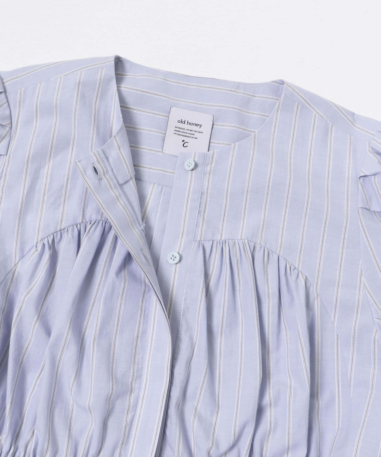 old honey　46℃ blouse l.blue one