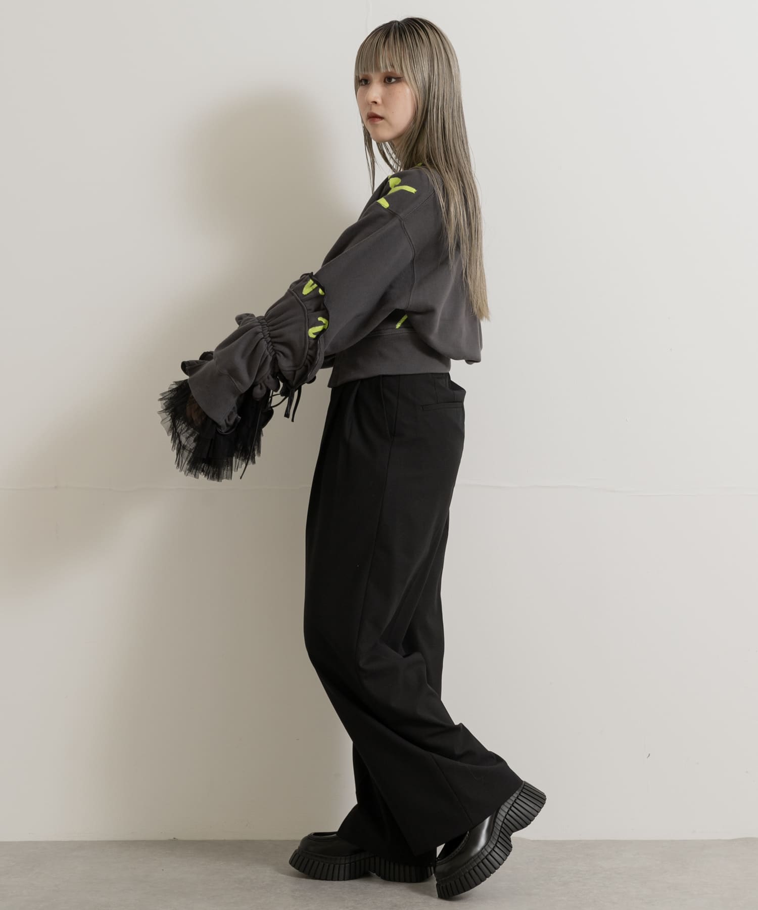 身長：156cm サイズ：one