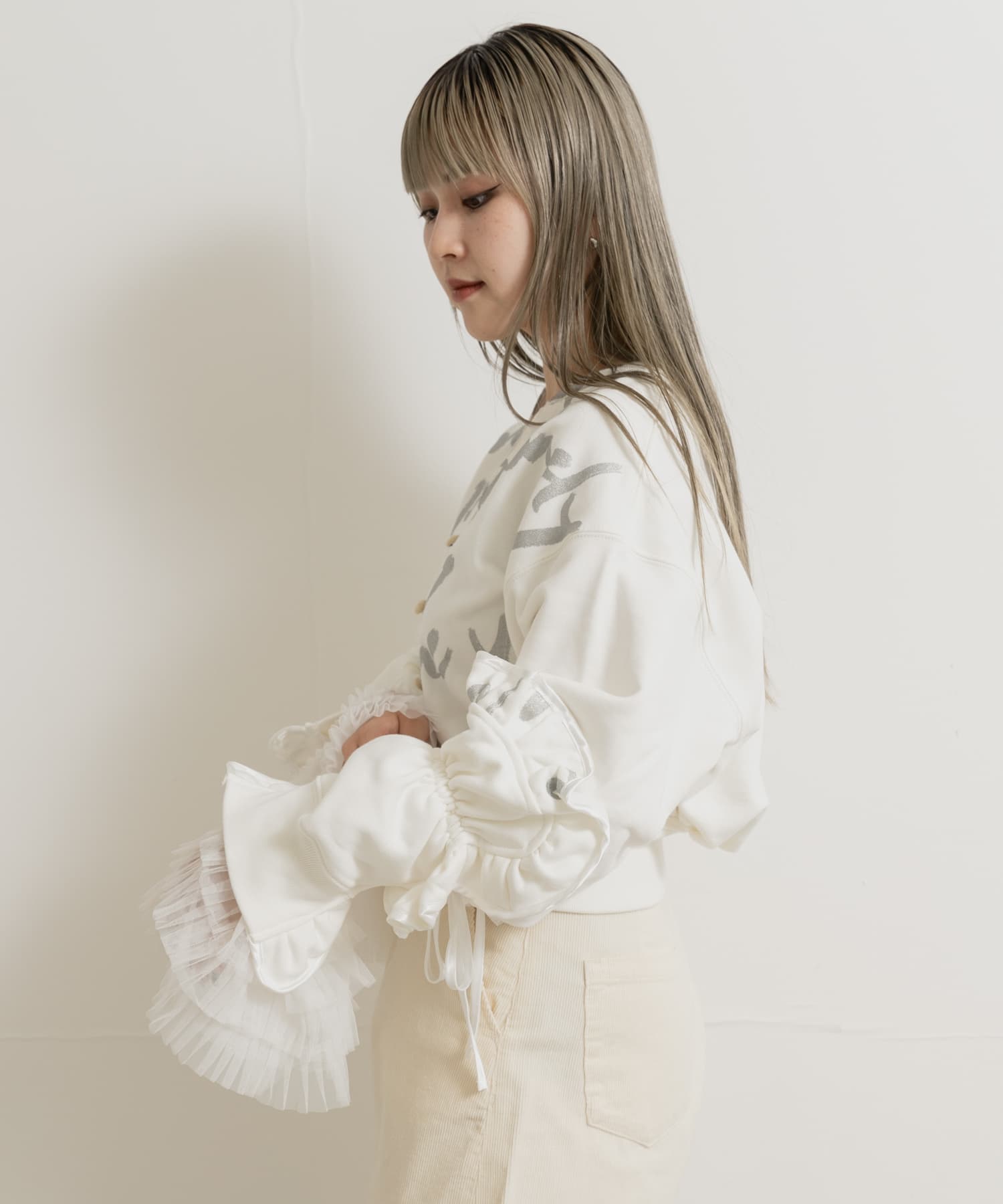 身長：156cm サイズ：one