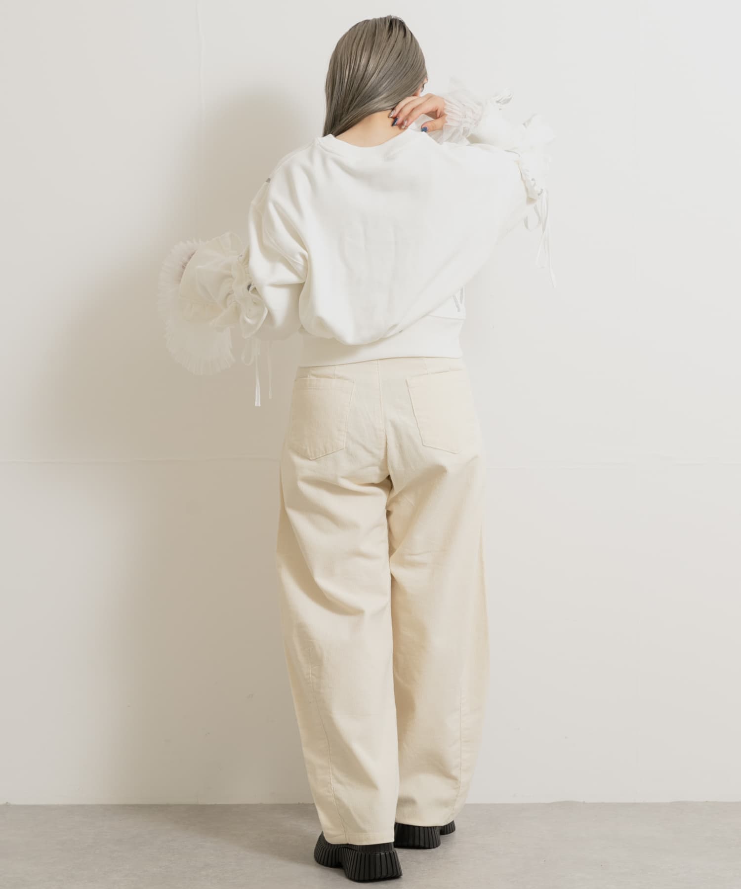 身長：156cm サイズ：one