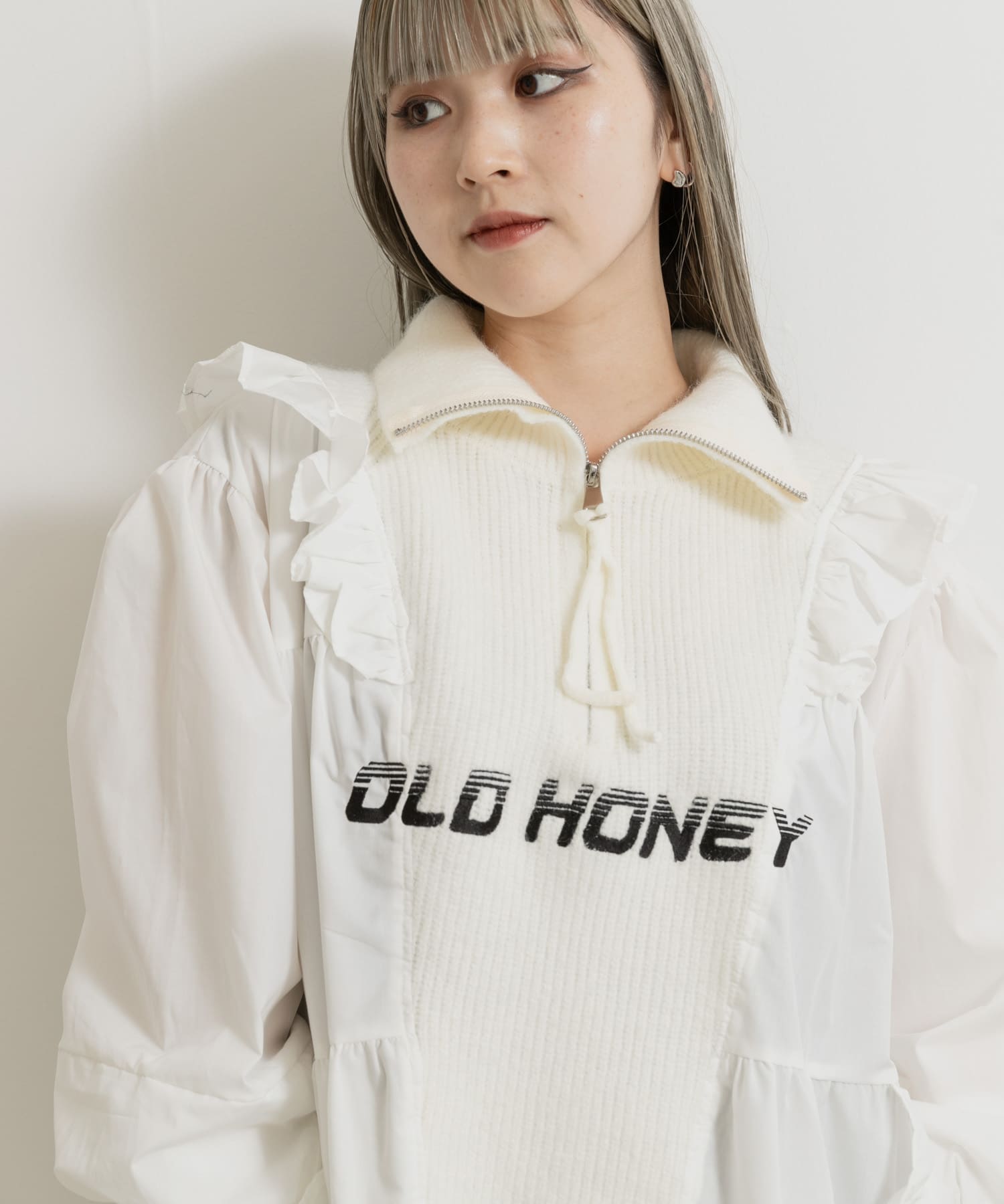 身長：156cm サイズ：one