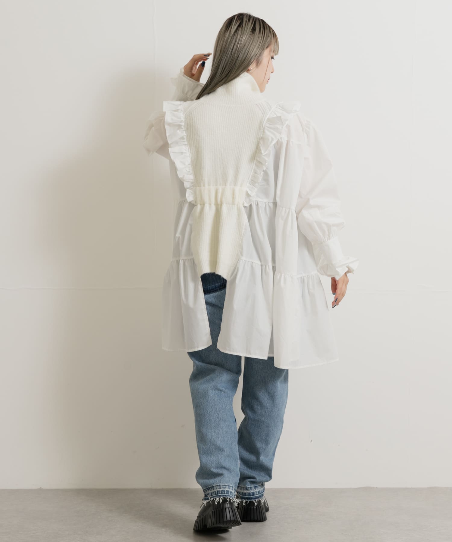 身長：156cm サイズ：one