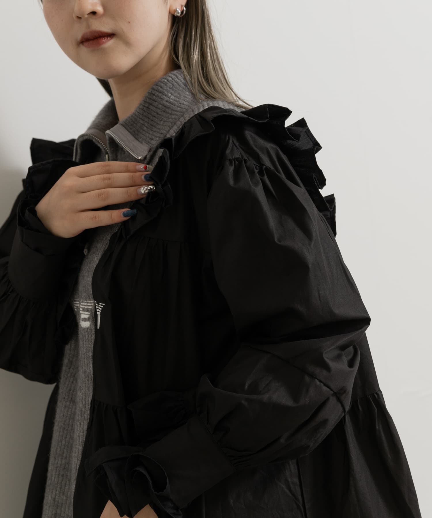 身長：156cm サイズ：one