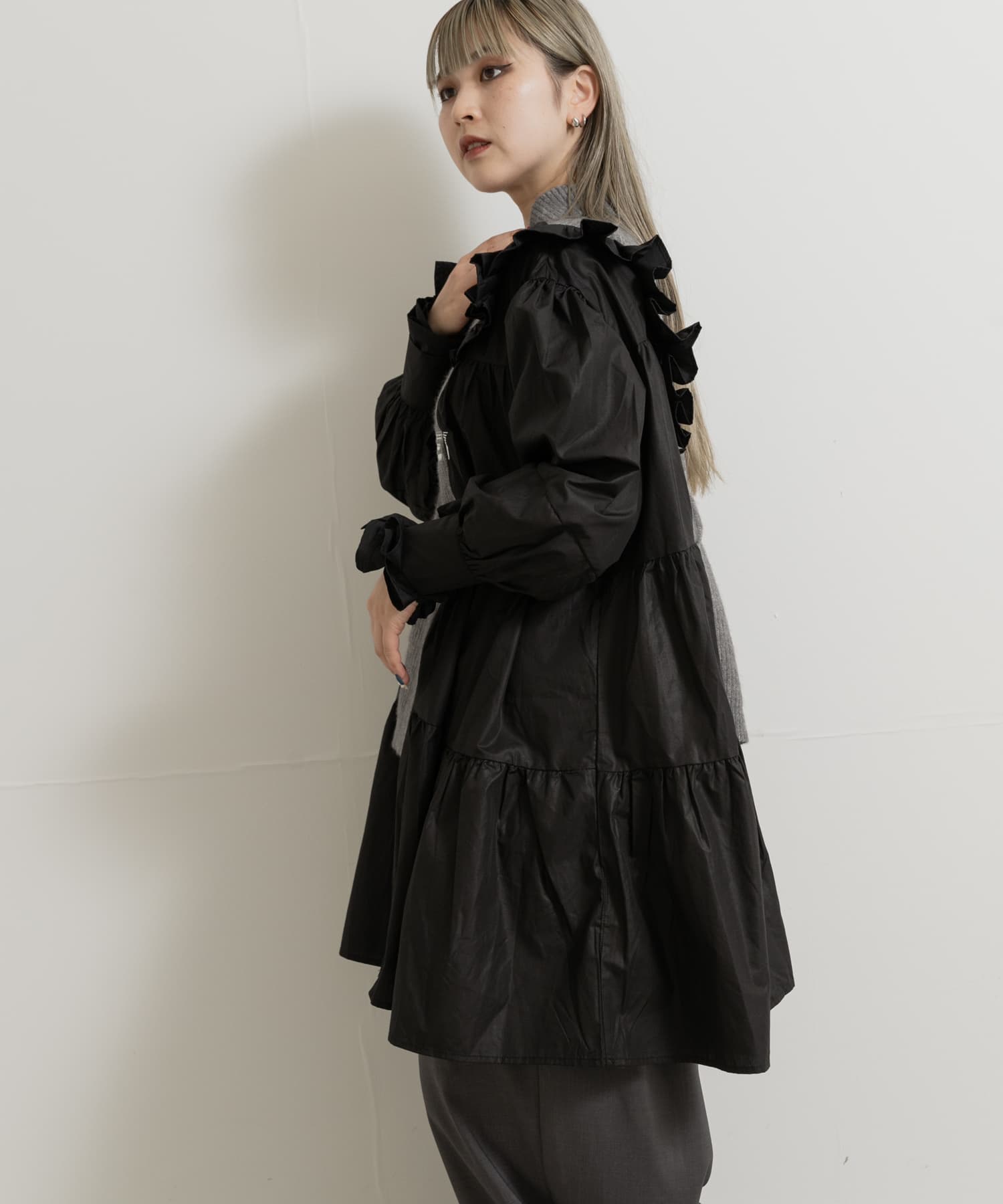 身長：156cm サイズ：one