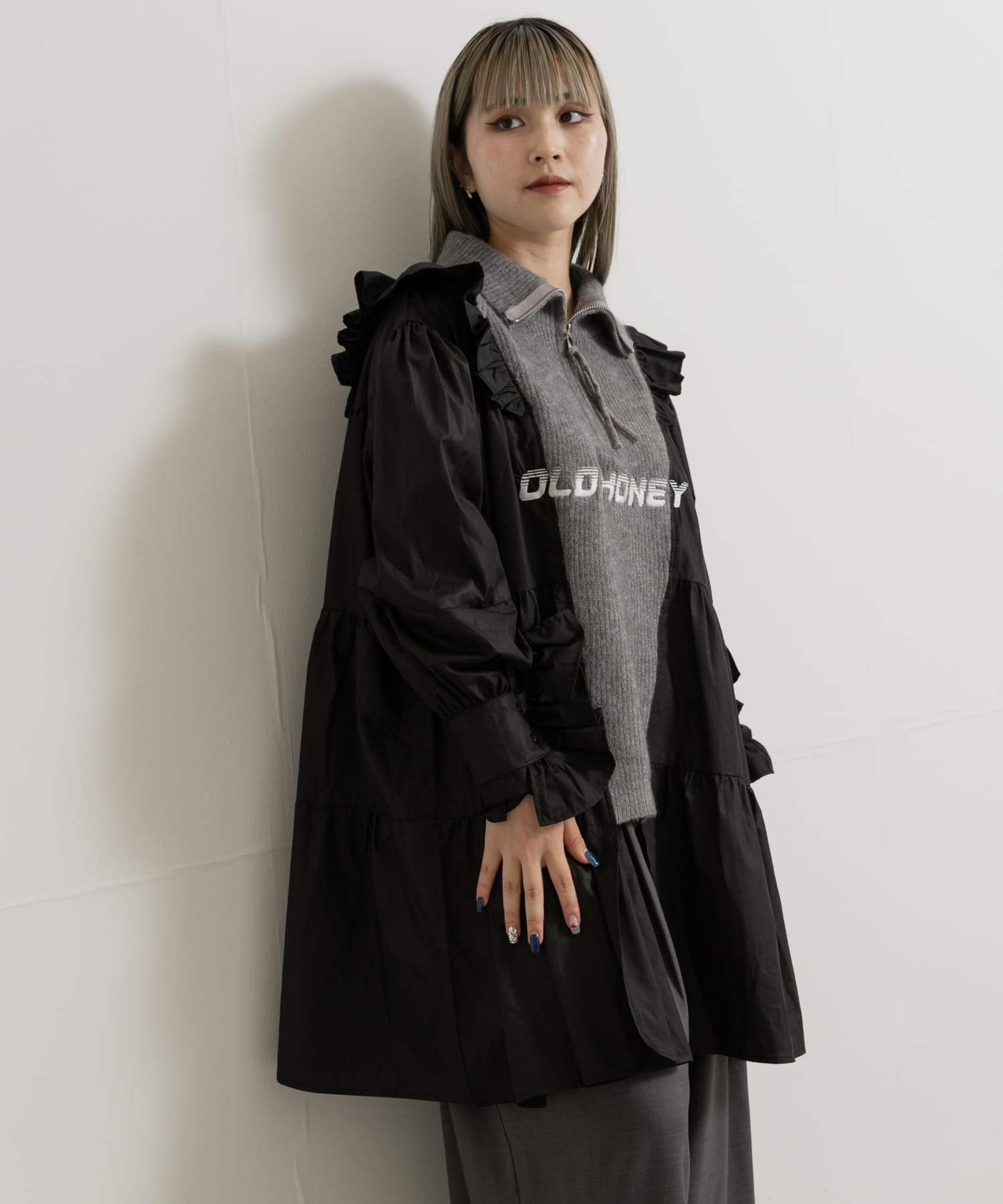 身長：156cm サイズ：one