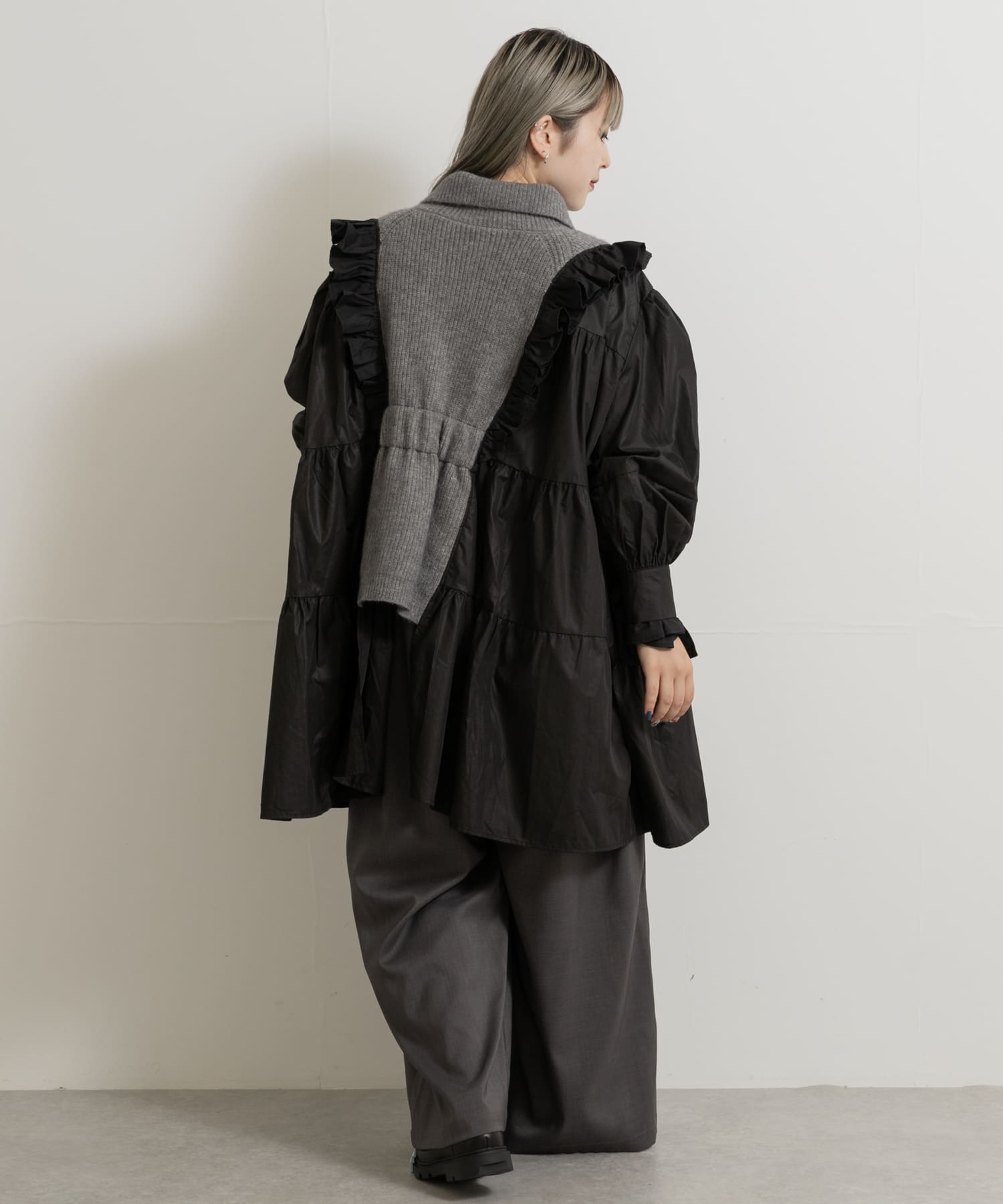 身長：156cm サイズ：one