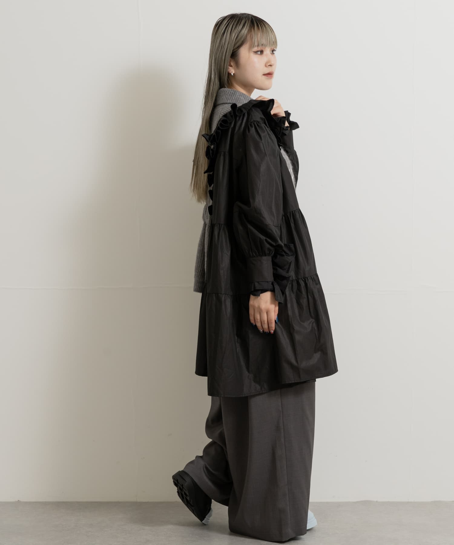 身長：156cm サイズ：one