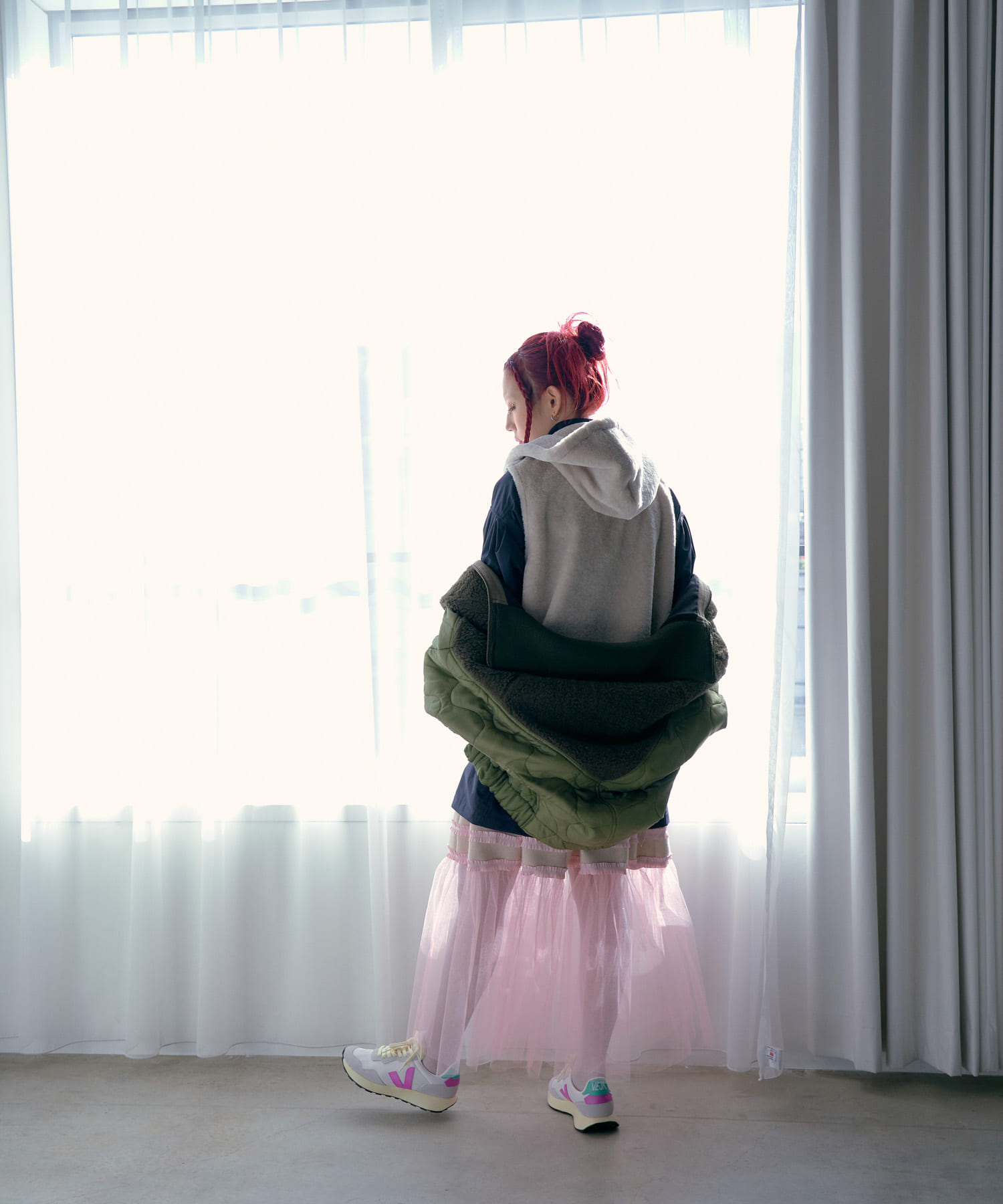 身長：170cm サイズ：one