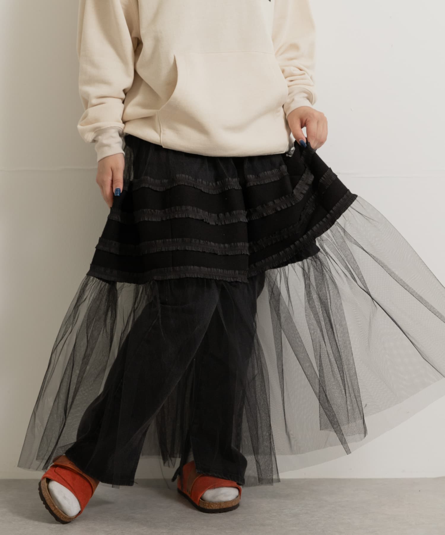 身長：156cm サイズ：one