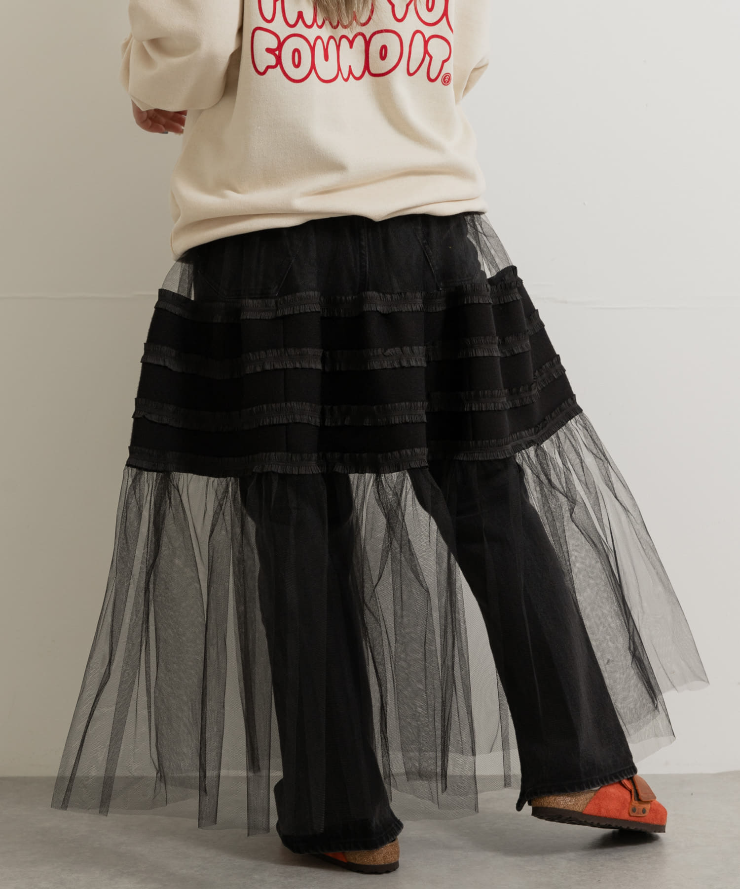 身長：156cm サイズ：one