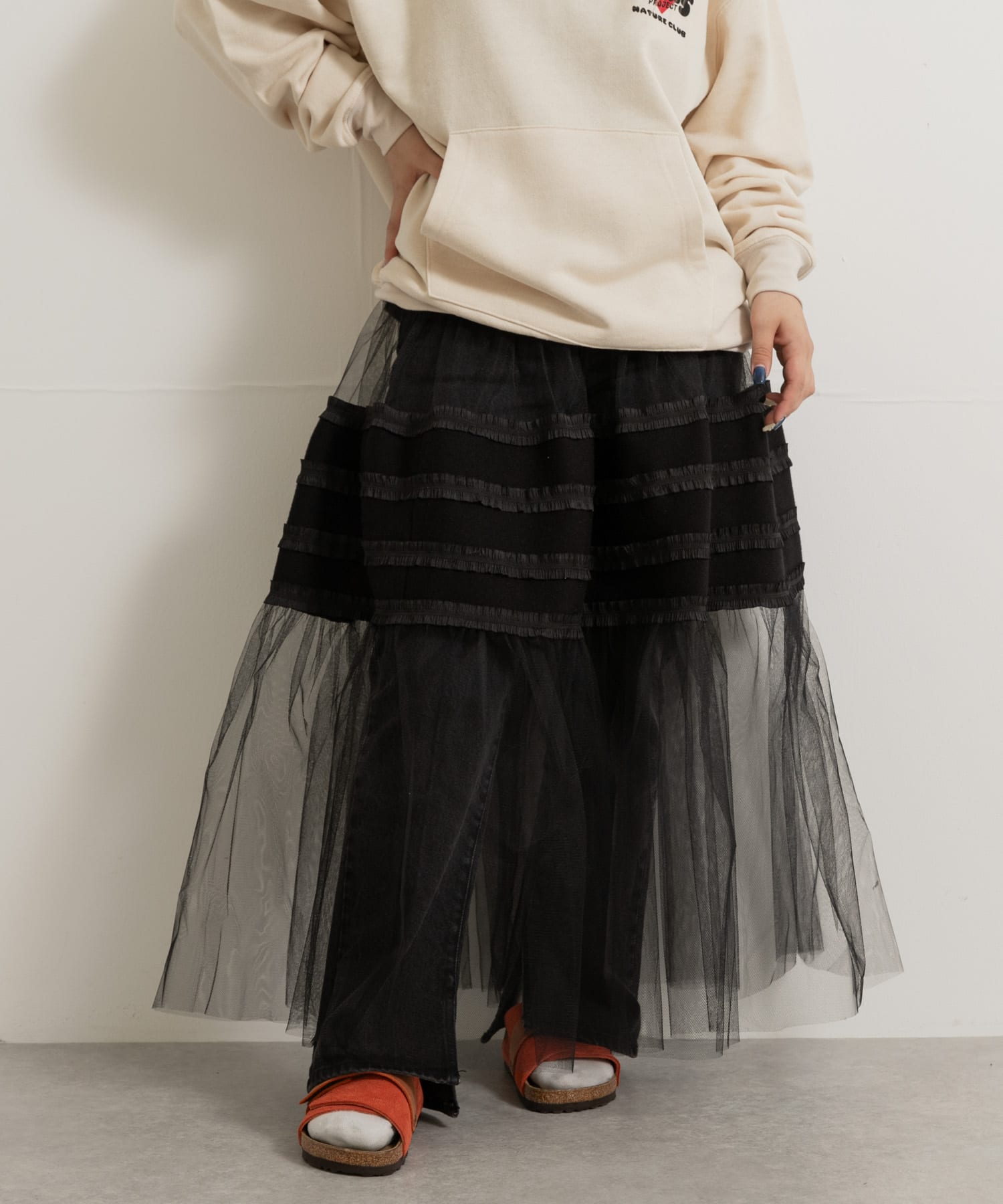身長：156cm サイズ：one