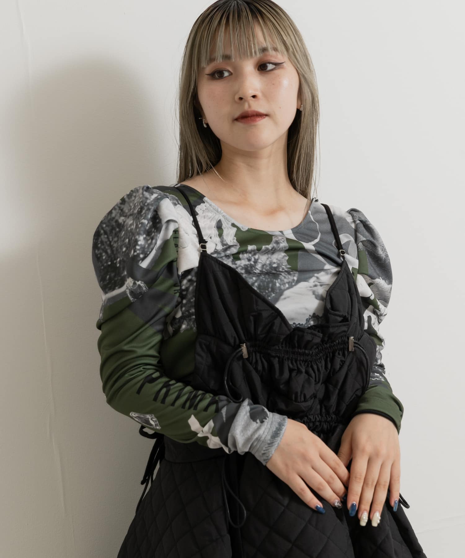 身長：156cm サイズ：one