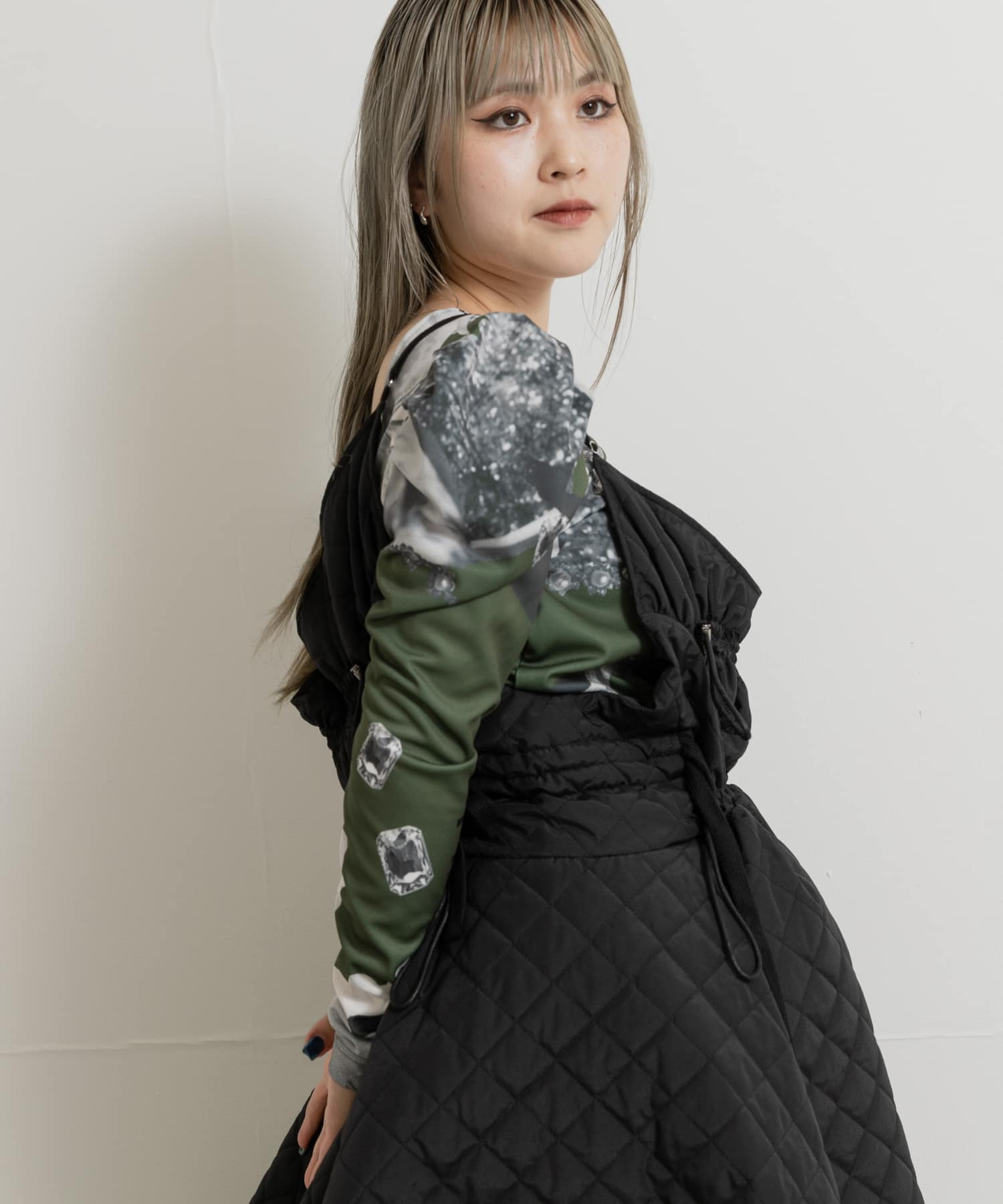 身長：156cm サイズ：one