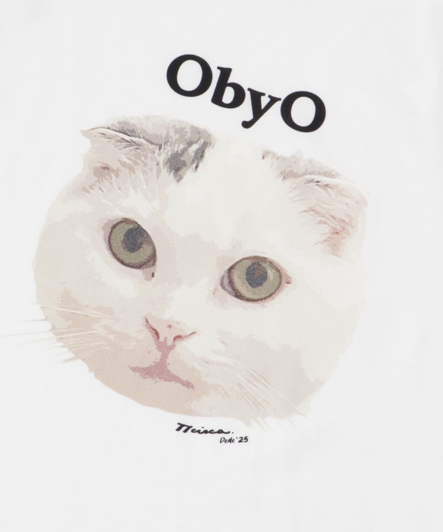 77circa　one by one print tee dede M