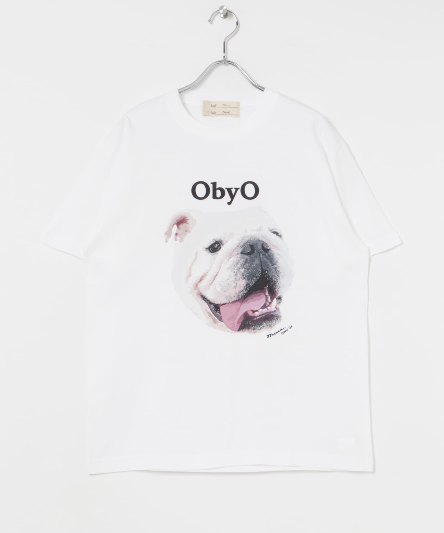 77circa　one by one print tee donbei M