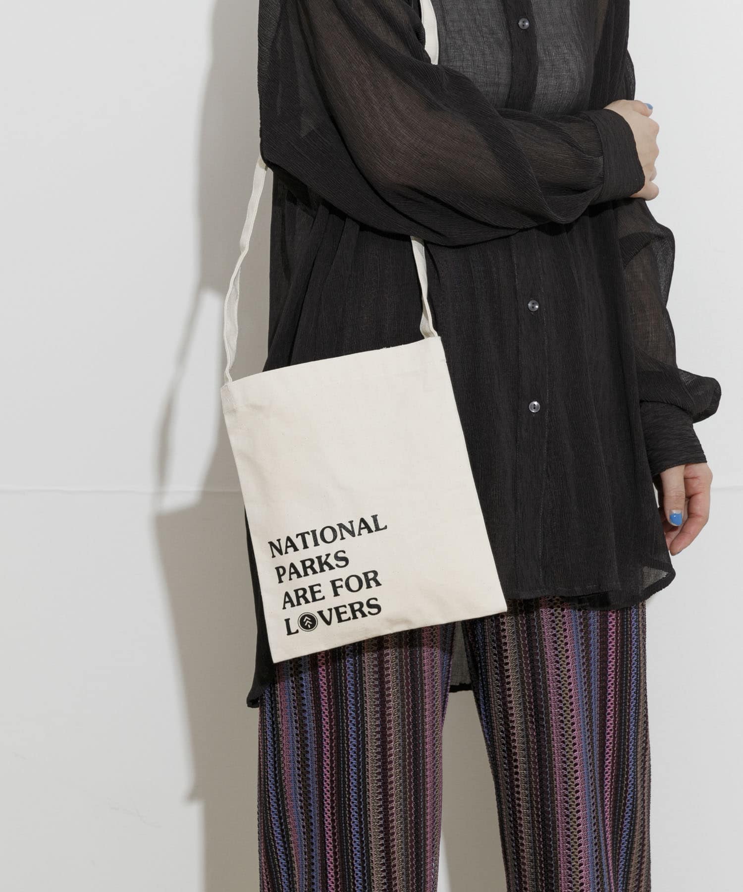PARKS PROJECT　Canvas Mini Sacoche Black one