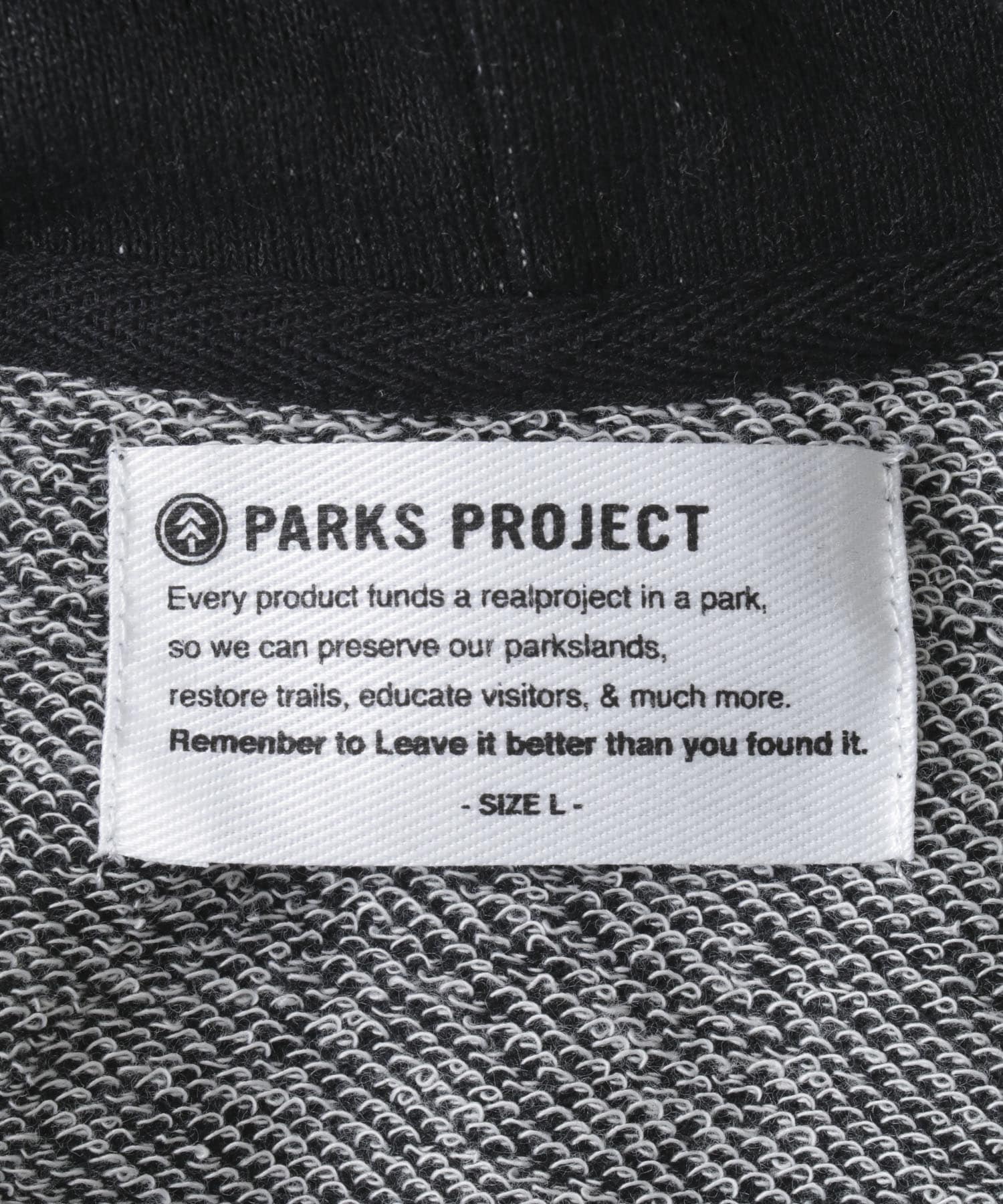 PARKS PROJECT　ERABUOOKOUMORI HOODIE BLACK S