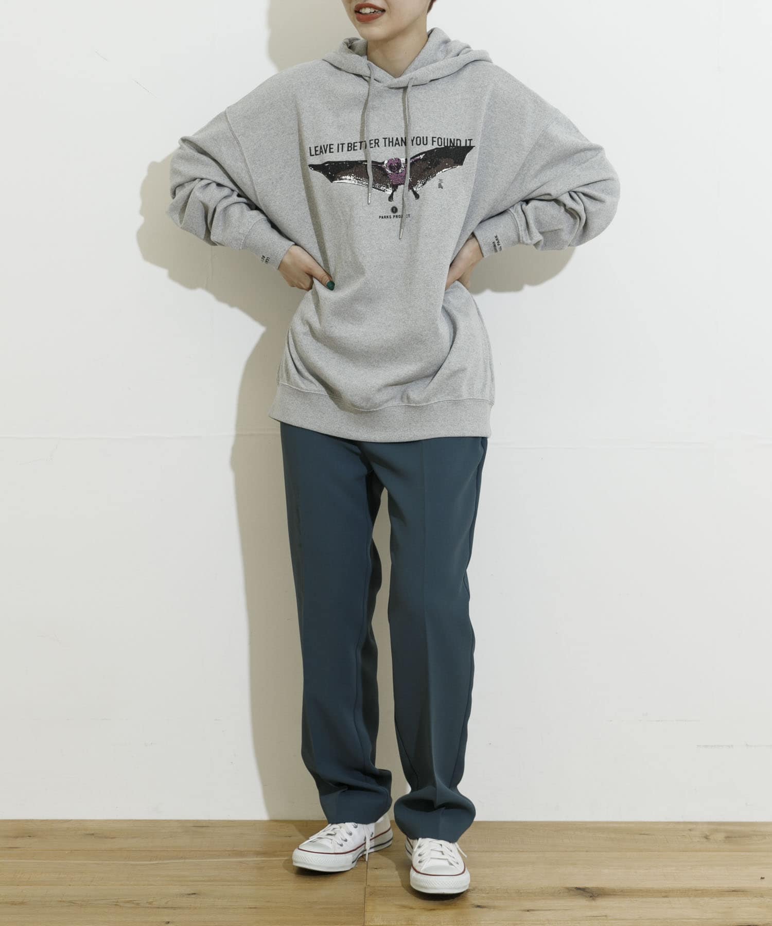 身長：163cm サイズ：L