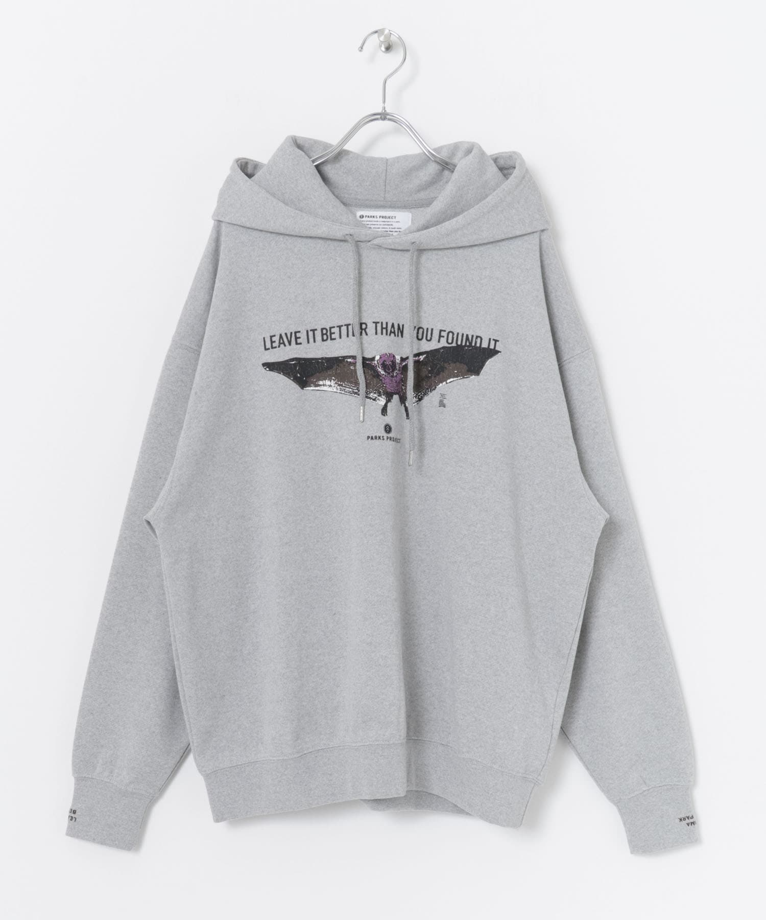PARKS PROJECT　ERABUOOKOUMORI HOODIE H.GRAY S