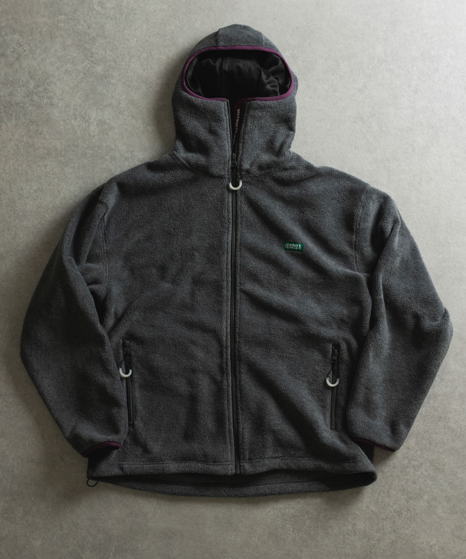 PARKS PROJECT　FLEECE ZIP UP HOODIE