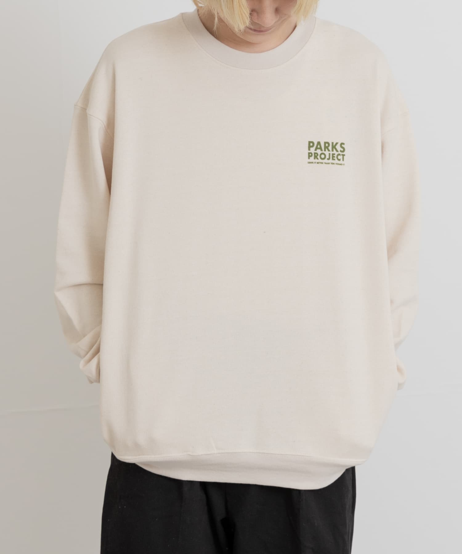 PARKS PROJECT　ECORICH STANDARD LOGO SWEAT