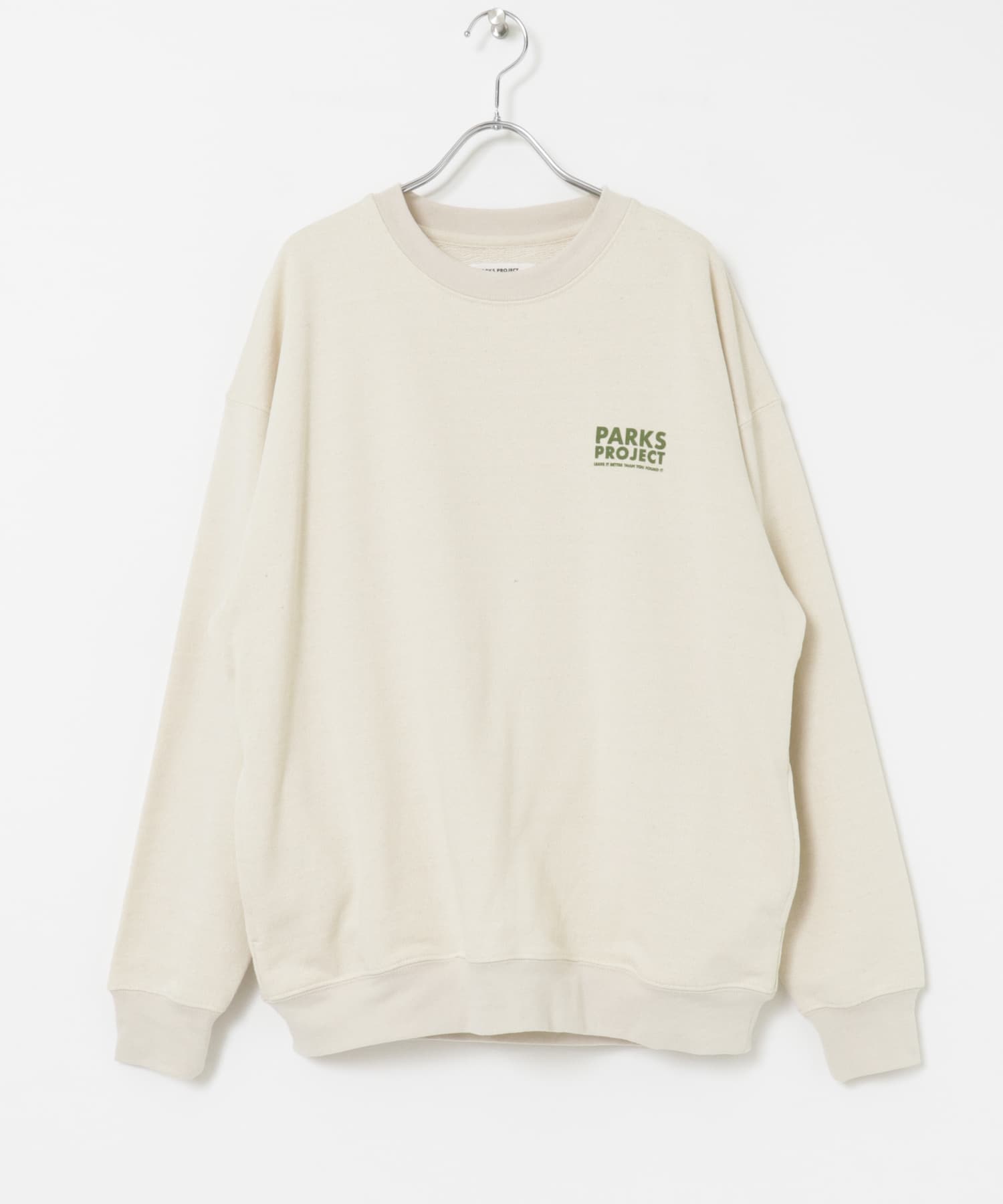 PARKS PROJECT　ECORICH STANDARD LOGO SWEAT OFF M