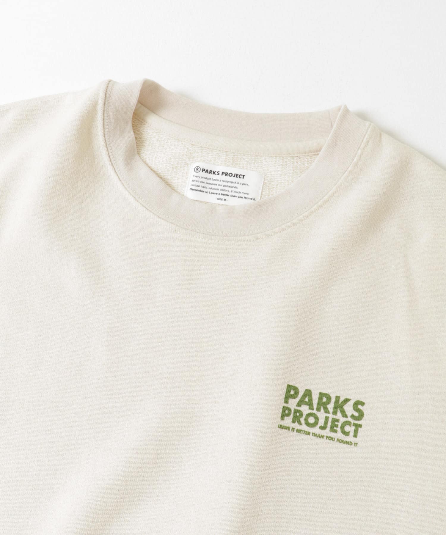 PARKS PROJECT　ECORICH STANDARD LOGO SWEAT OFF M