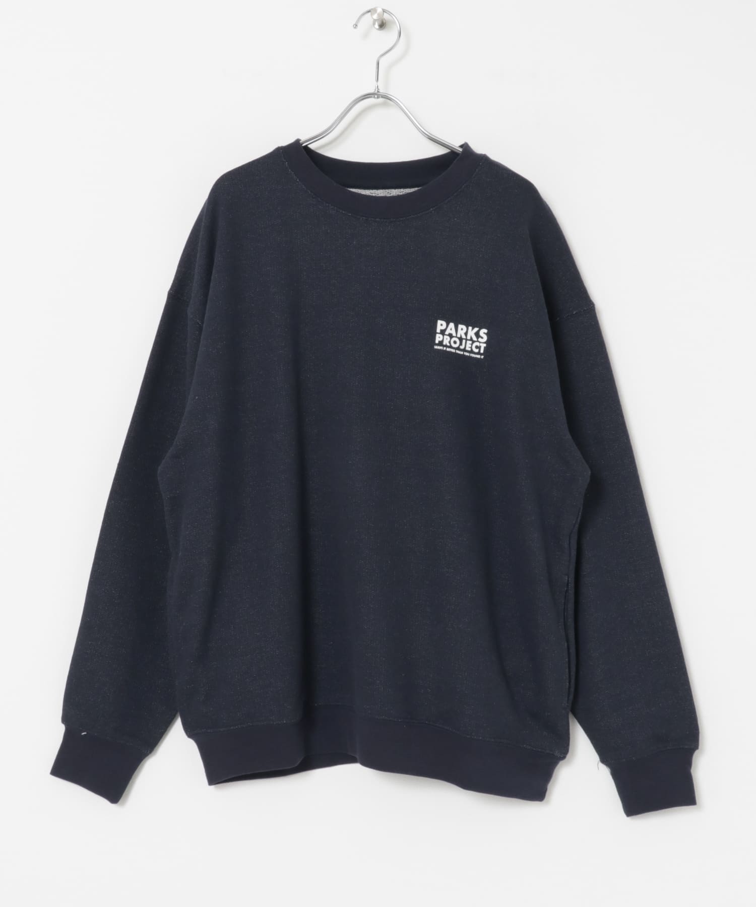 PARKS PROJECT　ECORICH STANDARD LOGO SWEAT NAVY M