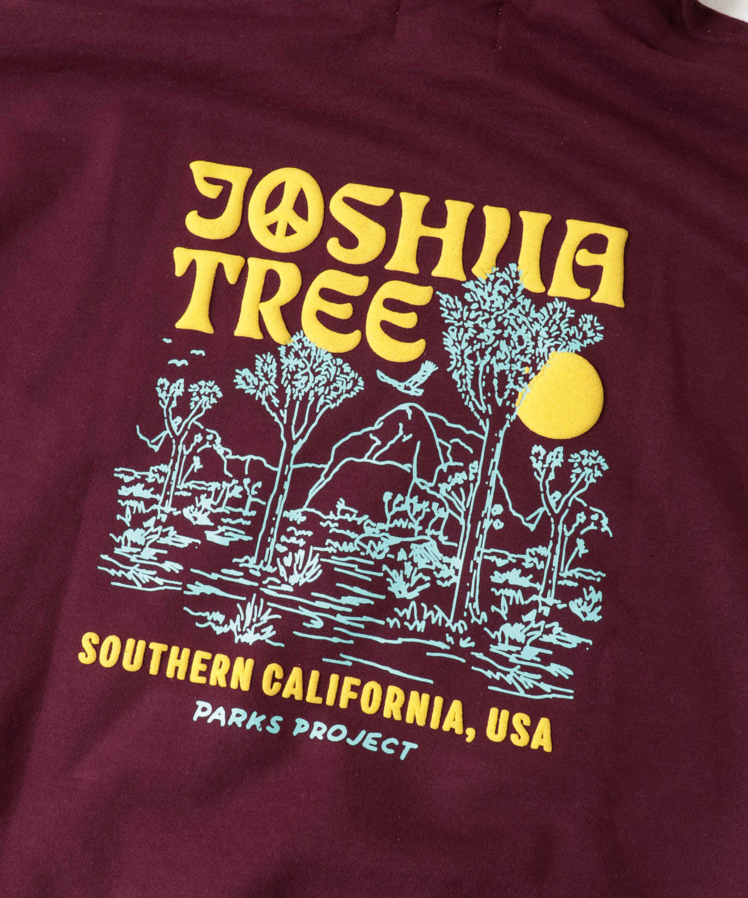 PARKS PROJECT　JOSHUA TREE HOODIE BURGANDY M