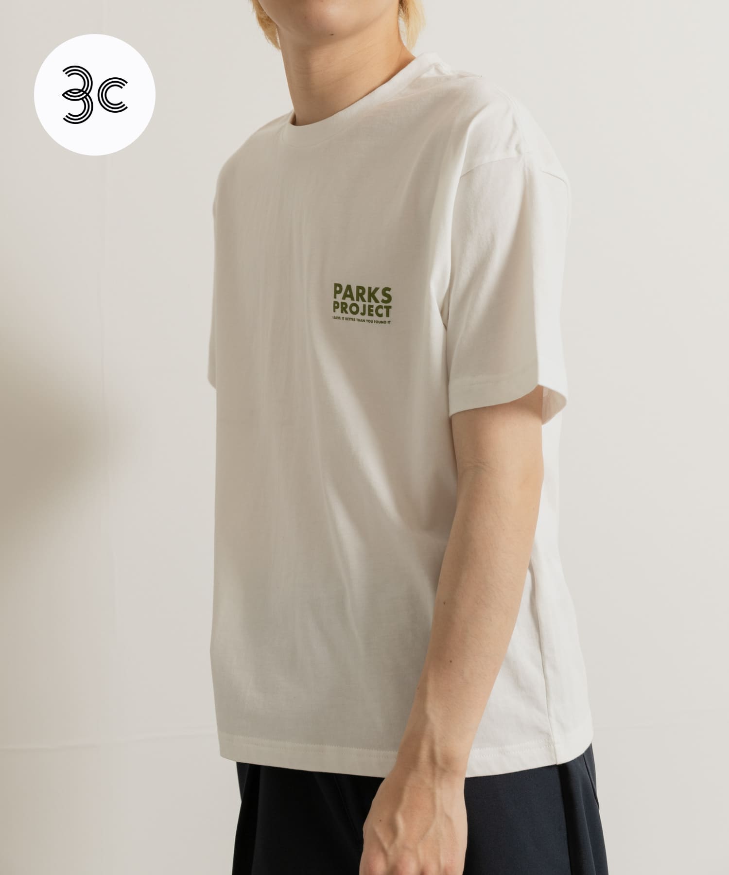 PARKS PROJECT　TRUE COTTON LOGO T-SHIRTS