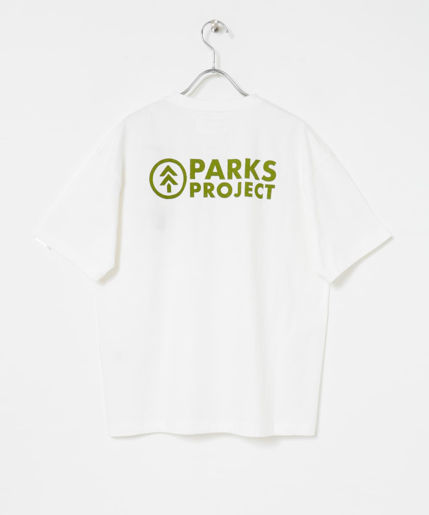 PARKS PROJECT　TRUE COTTON LOGO T-SHIRTS WHITE S