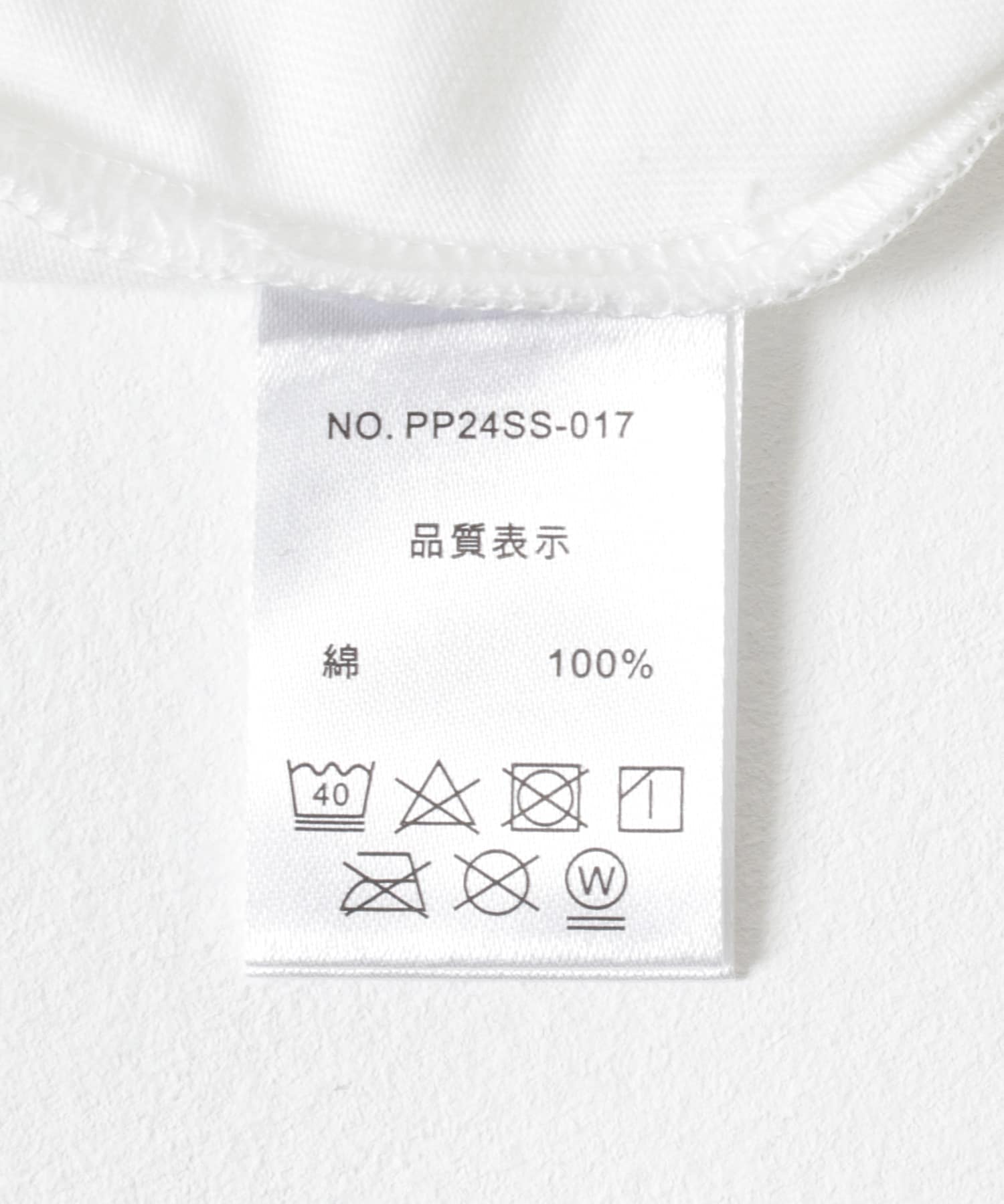 PARKS PROJECT　TRUE COTTON LOGO T-SHIRTS WHITE S