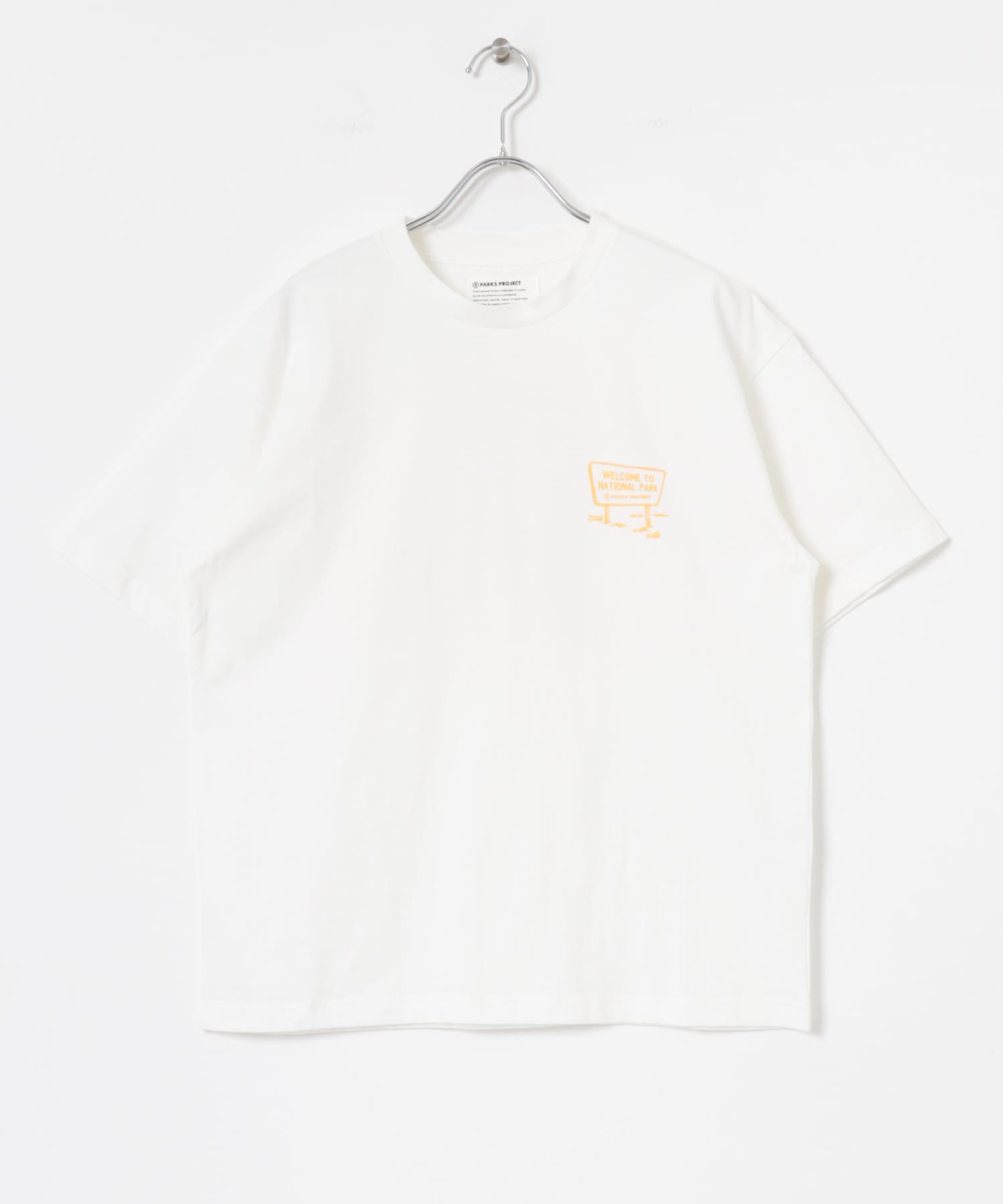 PARKS PROJECT　WELCOME TO NATIONAL T-SHIRTS WHITE S