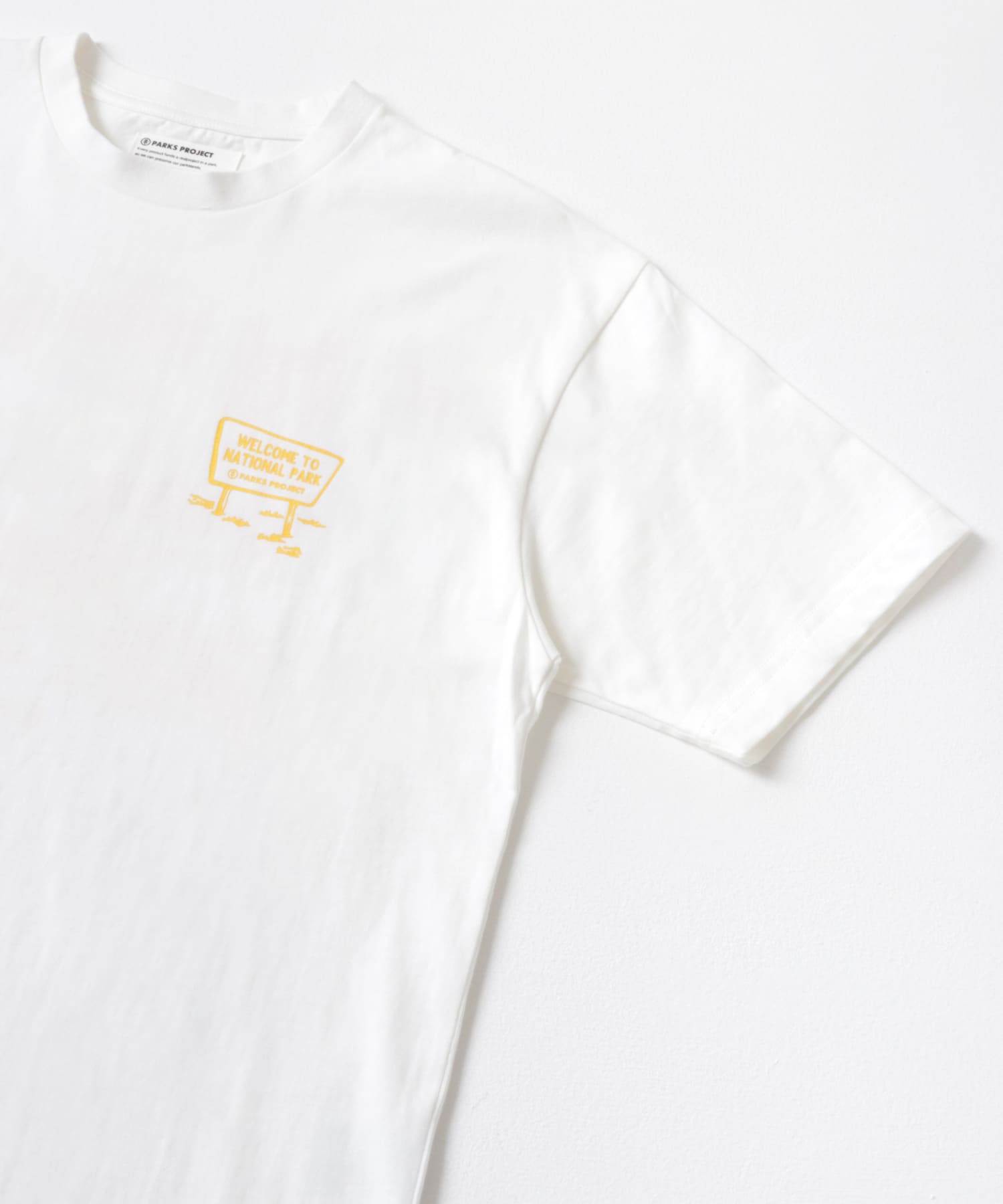 PARKS PROJECT　WELCOME TO NATIONAL T-SHIRTS WHITE S