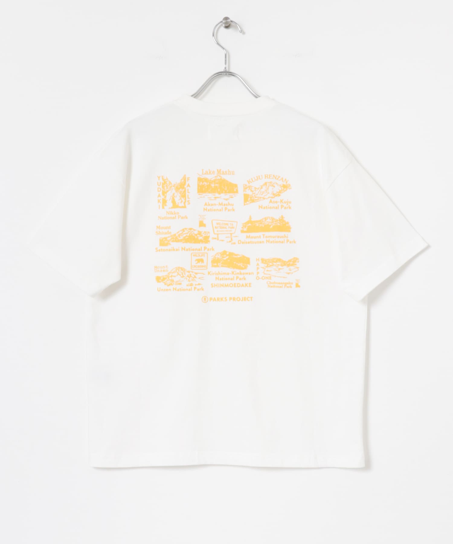 PARKS PROJECT　WELCOME TO NATIONAL T-SHIRTS WHITE S