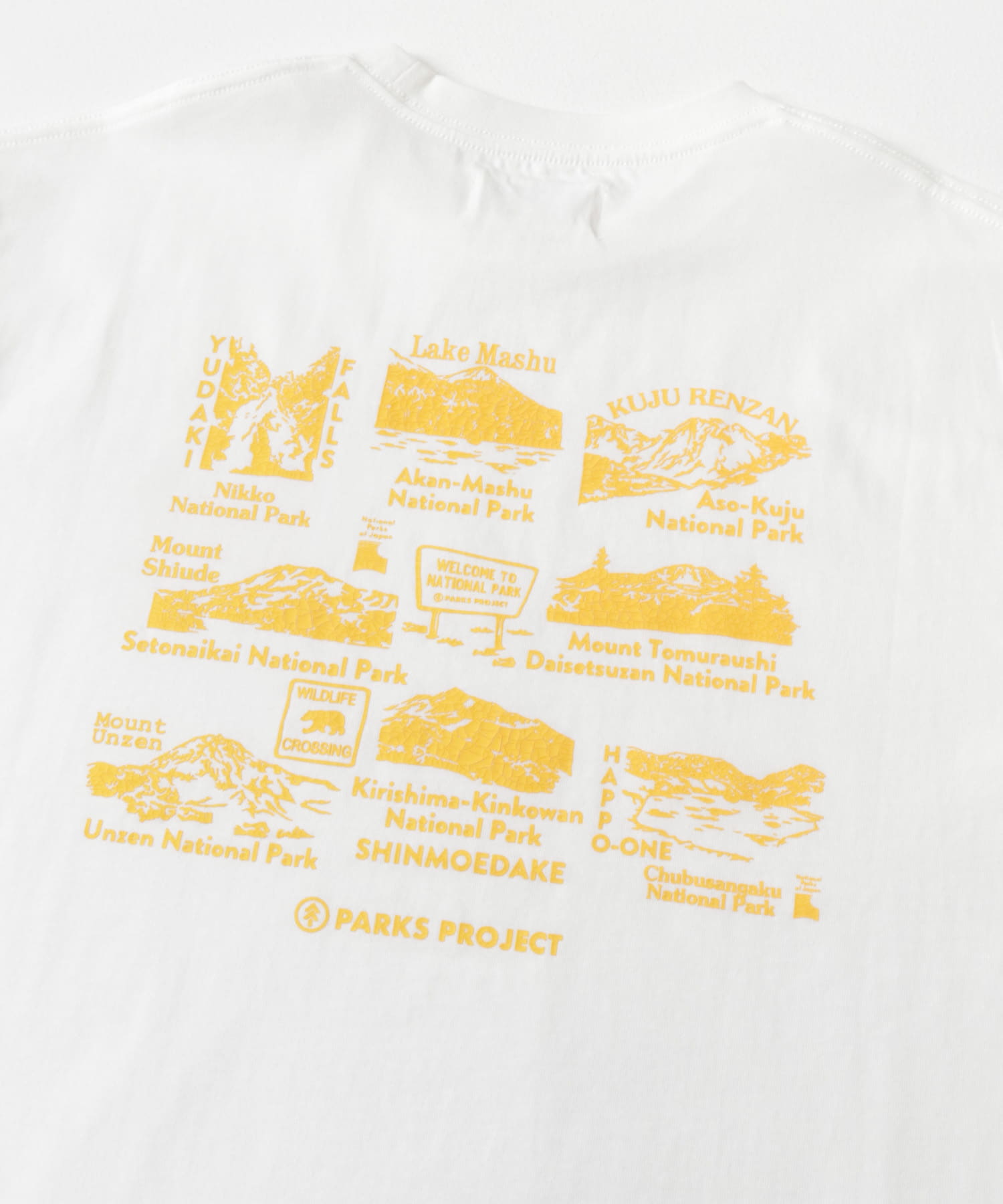 PARKS PROJECT　WELCOME TO NATIONAL T-SHIRTS WHITE S