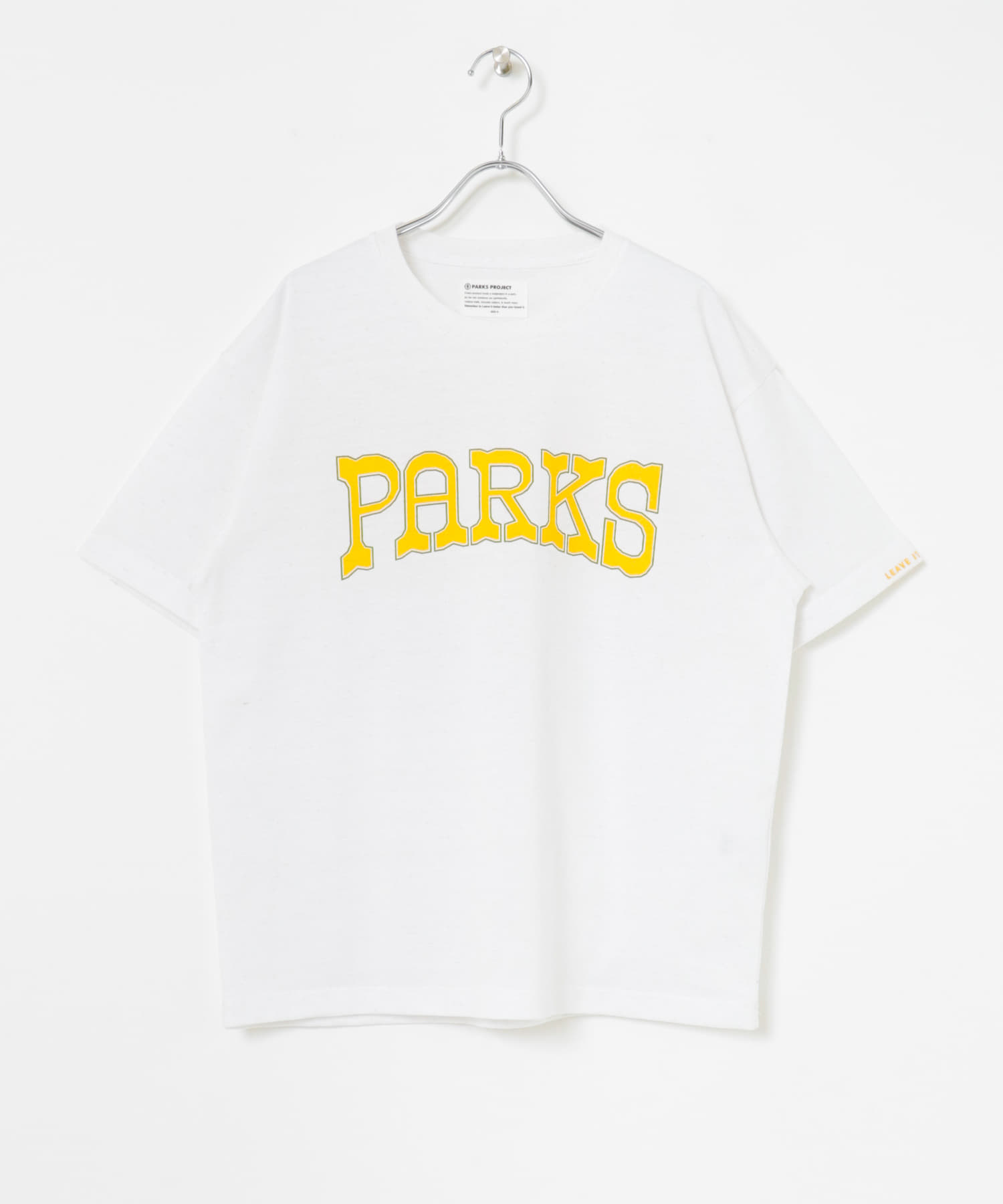 PARKS PROJECT　NATIONAL PARKS T-SHIRTS WHITE S
