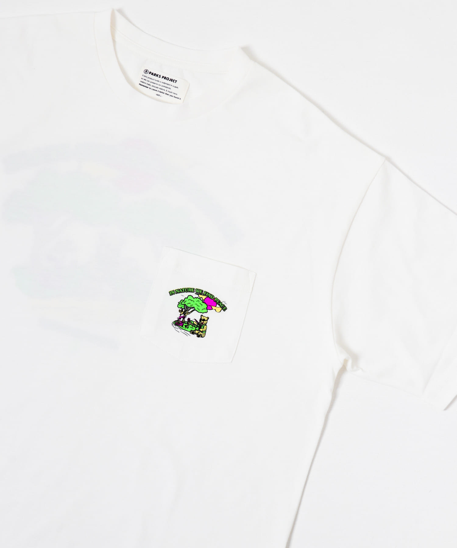 PARKS PROJECT　BEAR THE TELEPHONE WHITE S