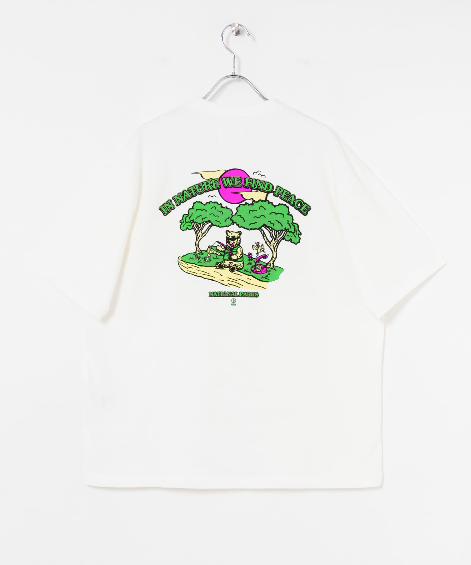 PARKS PROJECT　BEAR THE TELEPHONE WHITE S