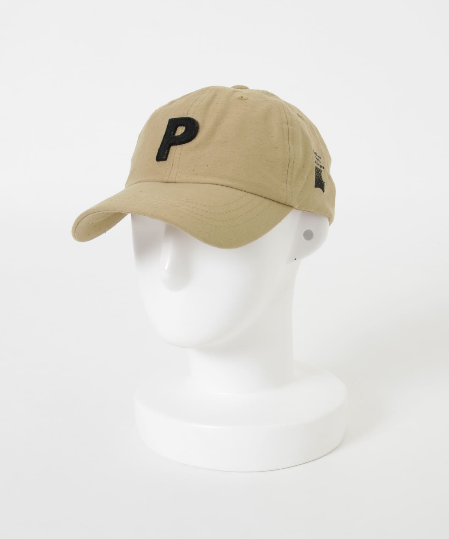 PARKS PROJECT　ORGANIC COTTON P WAPPEN 6P CAP BEIGE FREE