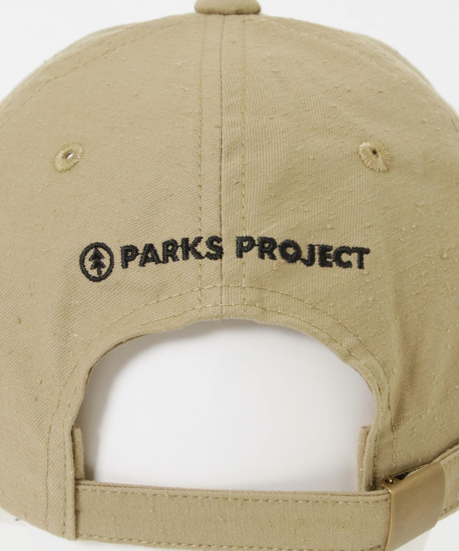 PARKS PROJECT　ORGANIC COTTON P WAPPEN 6P CAP BEIGE FREE