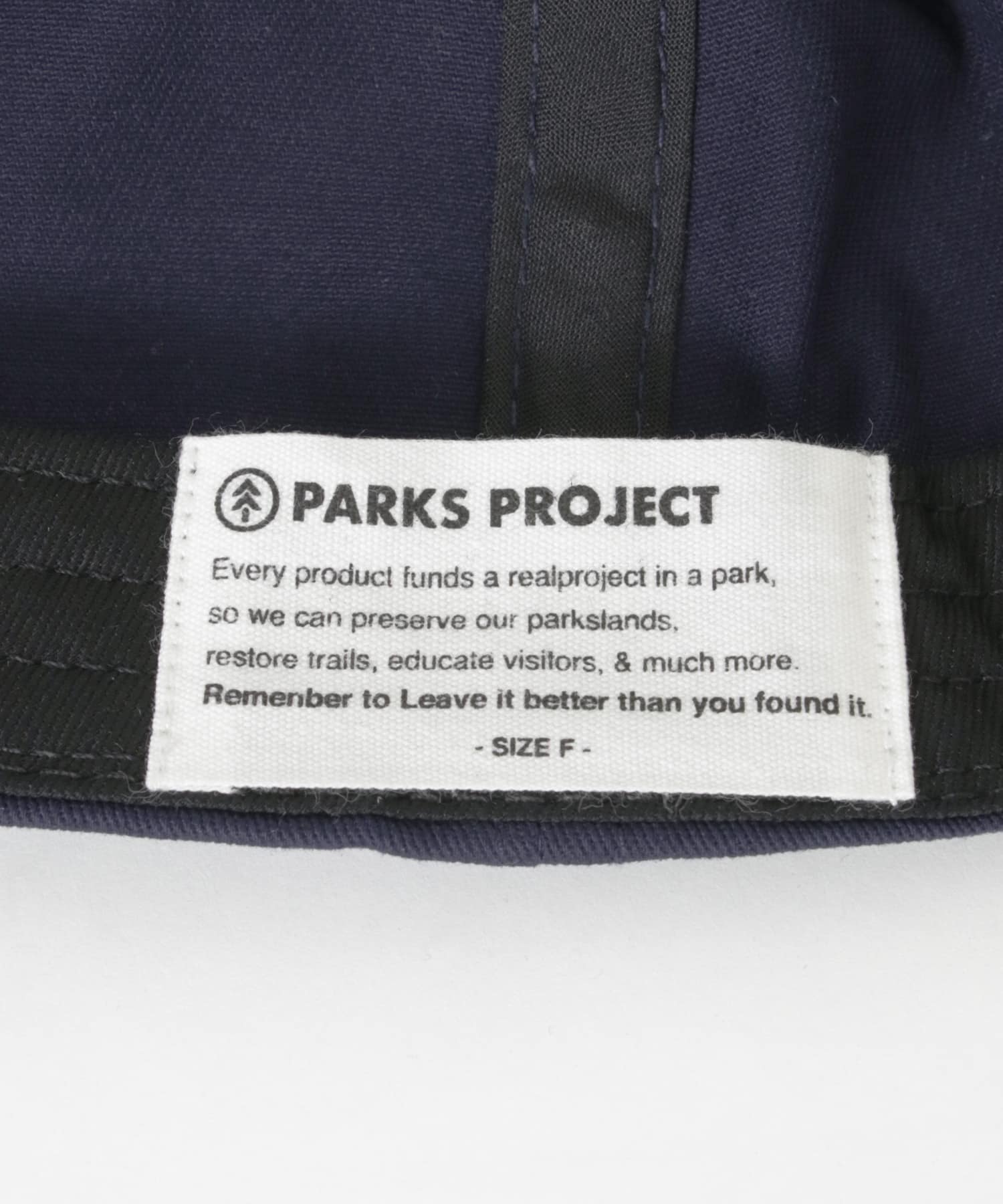 PARKS PROJECT　PARKS-TWIL PARKS LOGO CAP NAVY FREE