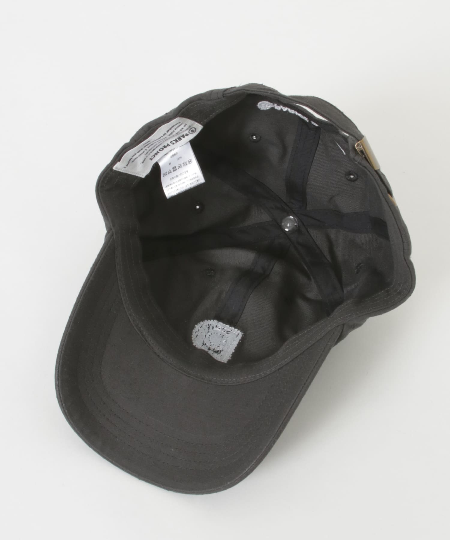 PARKS PROJECT　ORGANIC COTTON 6P CAP L.BLACK FREE
