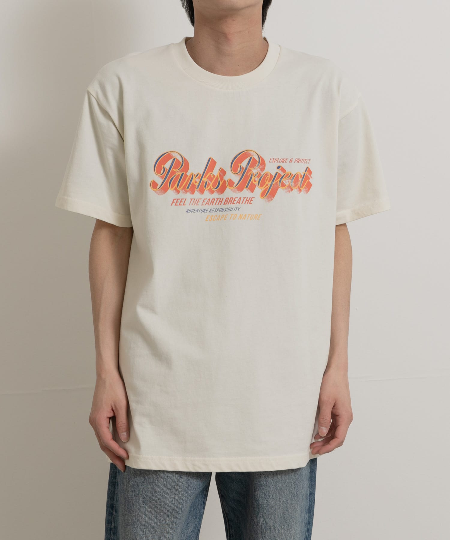 PARKS PROJECT　Metallic Logo S/S Tee by DLOP