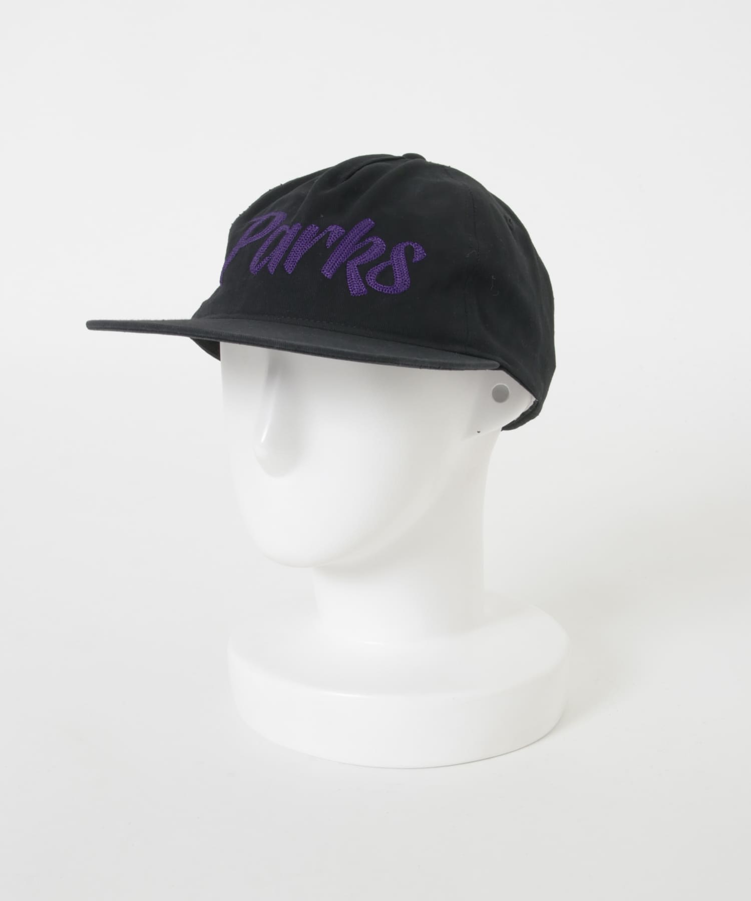 PARKS PROJECT　PARKS Chain Stitch Tracker Cap BLACK FREE